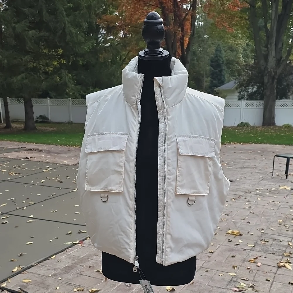 DSG Off White Women's Puffer Vest
